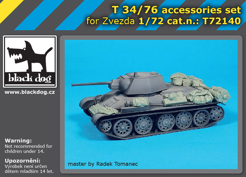 1/72 T-34/76 accessories set (ZVE)