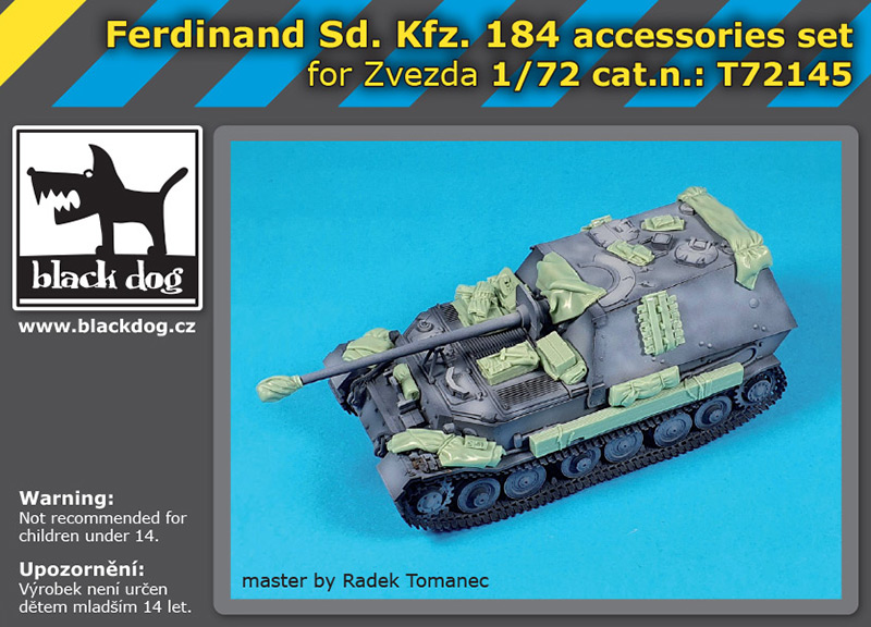 1/72 Ferdinand Sd.Kfz.184 - accessories set (ZVE)