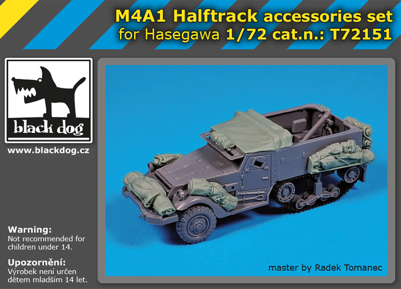 1/72 M4A1 Halftrack accessories (HAS)