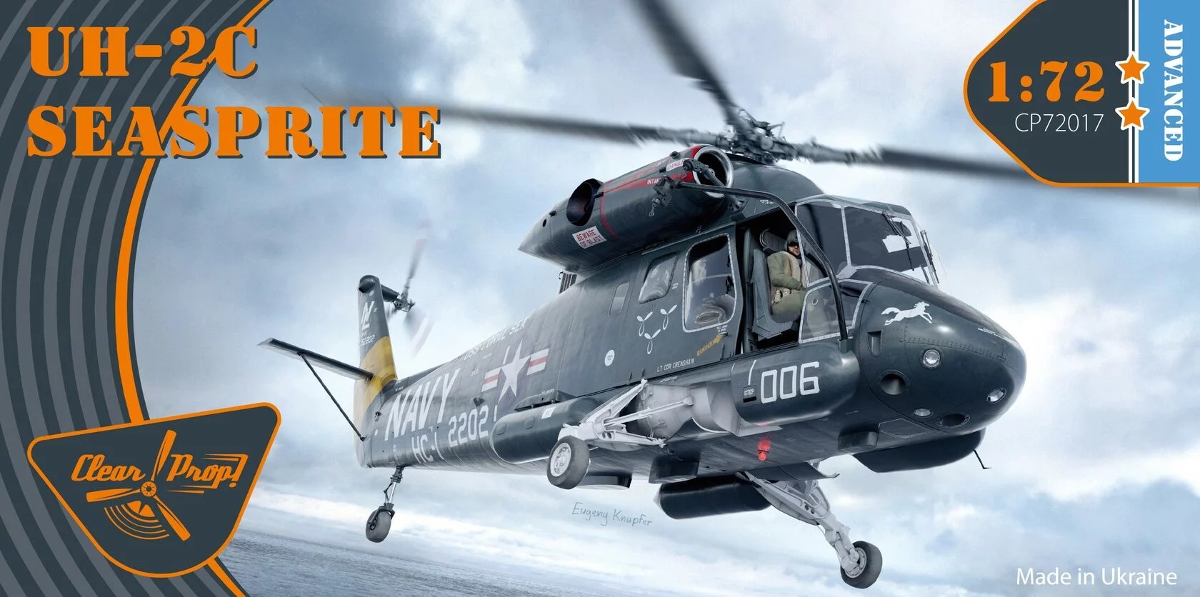 1/72 Kaman UH-2C Seasprite, Advanced Kit (3x camo)
