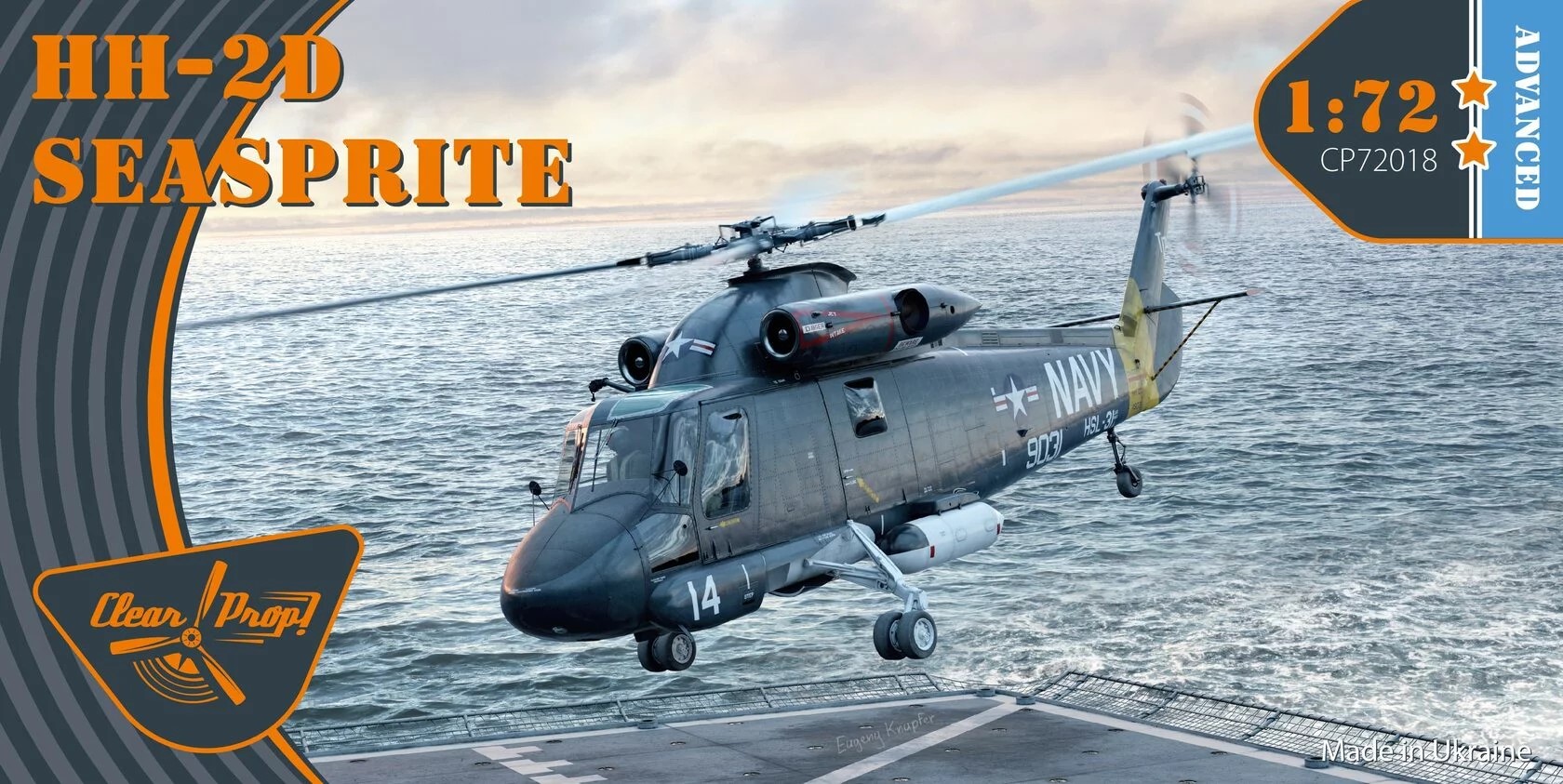 1/72 Kaman HH-2D Seasprite, Advanced Kit (3x camo)