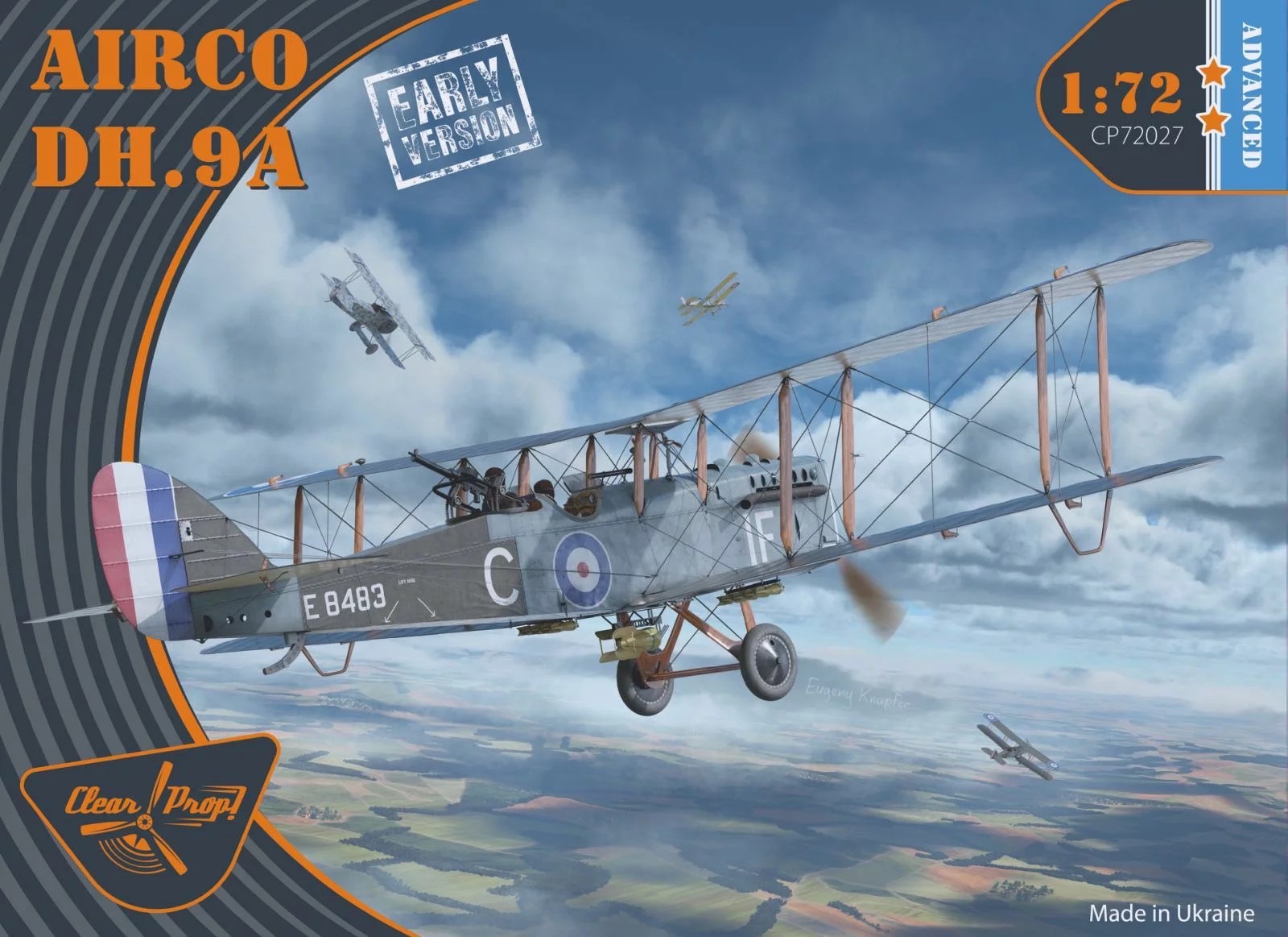 1/72 Airco DH.9a early Advanced Kit (5x camo)