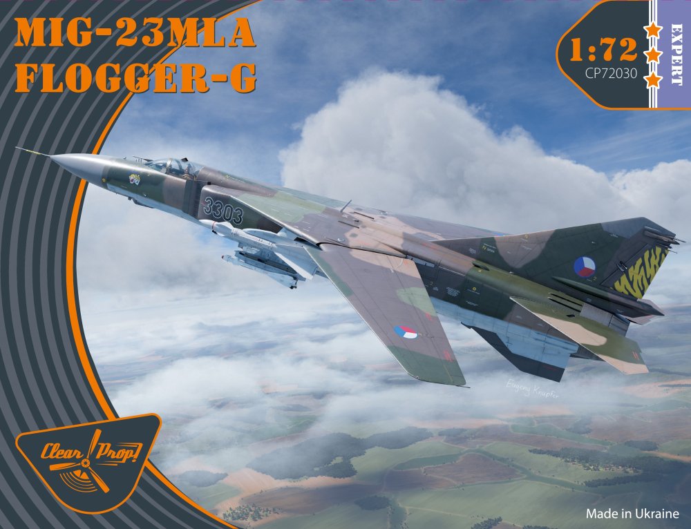 1/72 MiG-23MLA Flogger-G, Expert (4x camo)