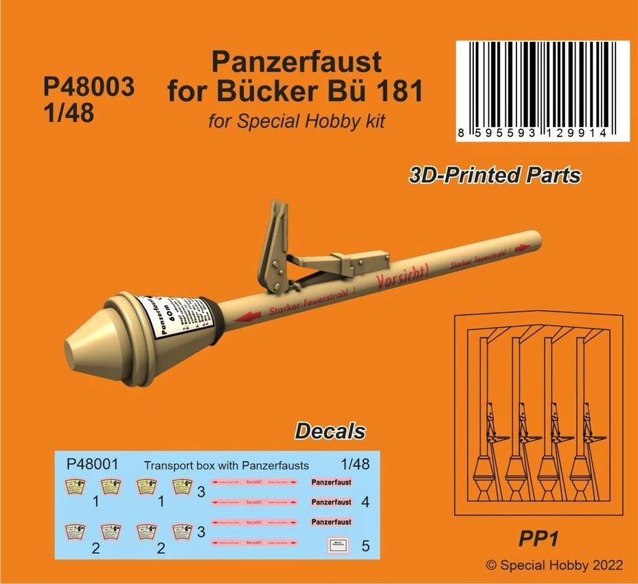 1/48 Panzerfaust for Bücker Bü 181