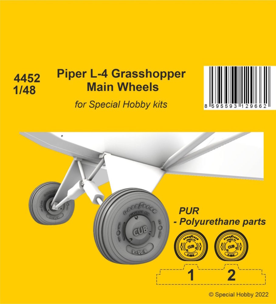 1/48 L-4 Grasshopper Main Wheels