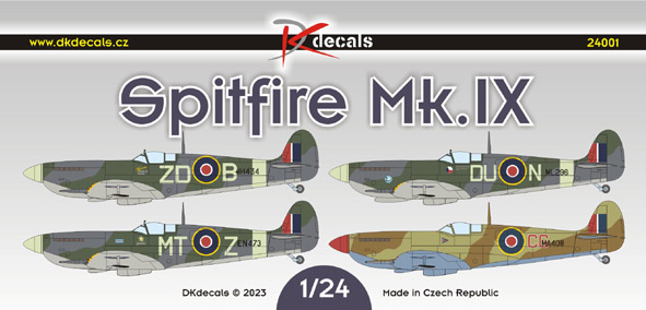 1/24 Spitfire Mk.IXc (4x camo) Part 1