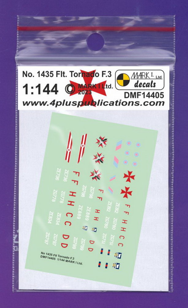 1/144 Decals No.1435 Flt. Tornado F.3