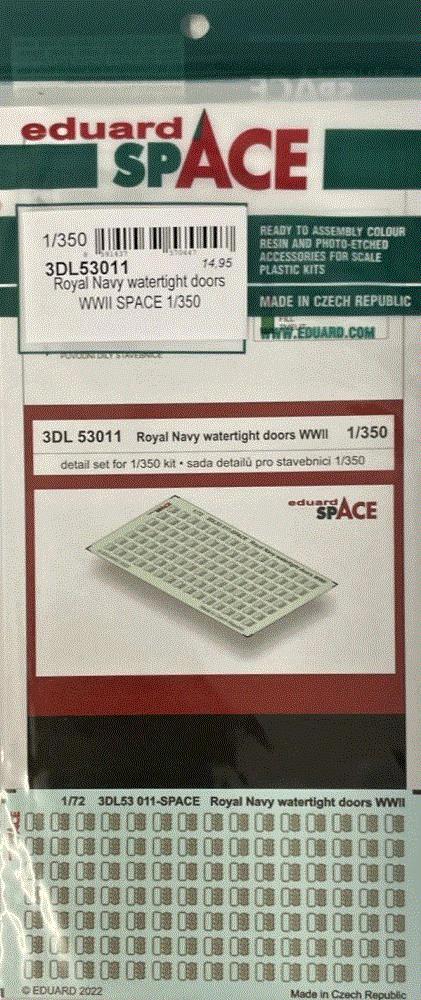 1/350 Royal Navy watertight doors WWII SPACE