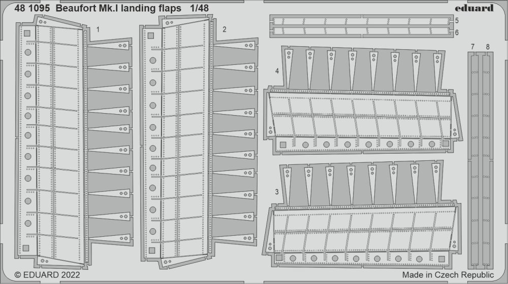 SET Beaufort Mk.I landing flaps (ICM)