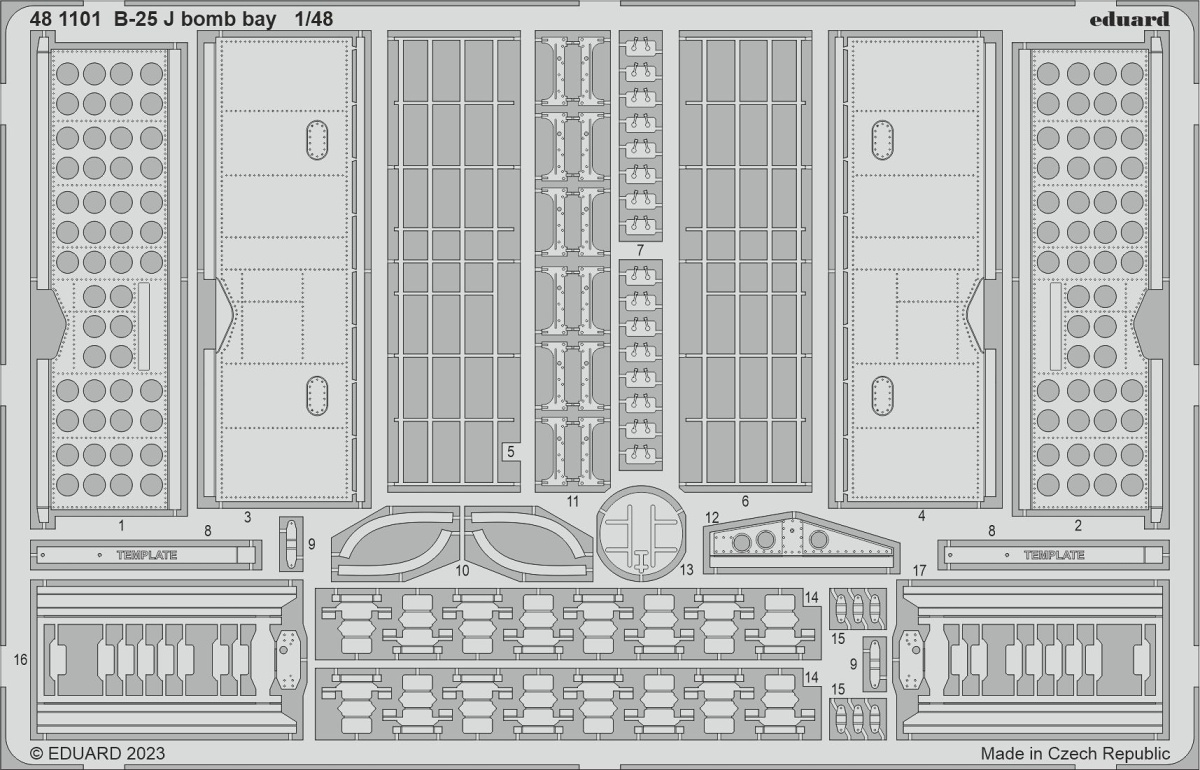 SET B-25J bomb bay (HKM)