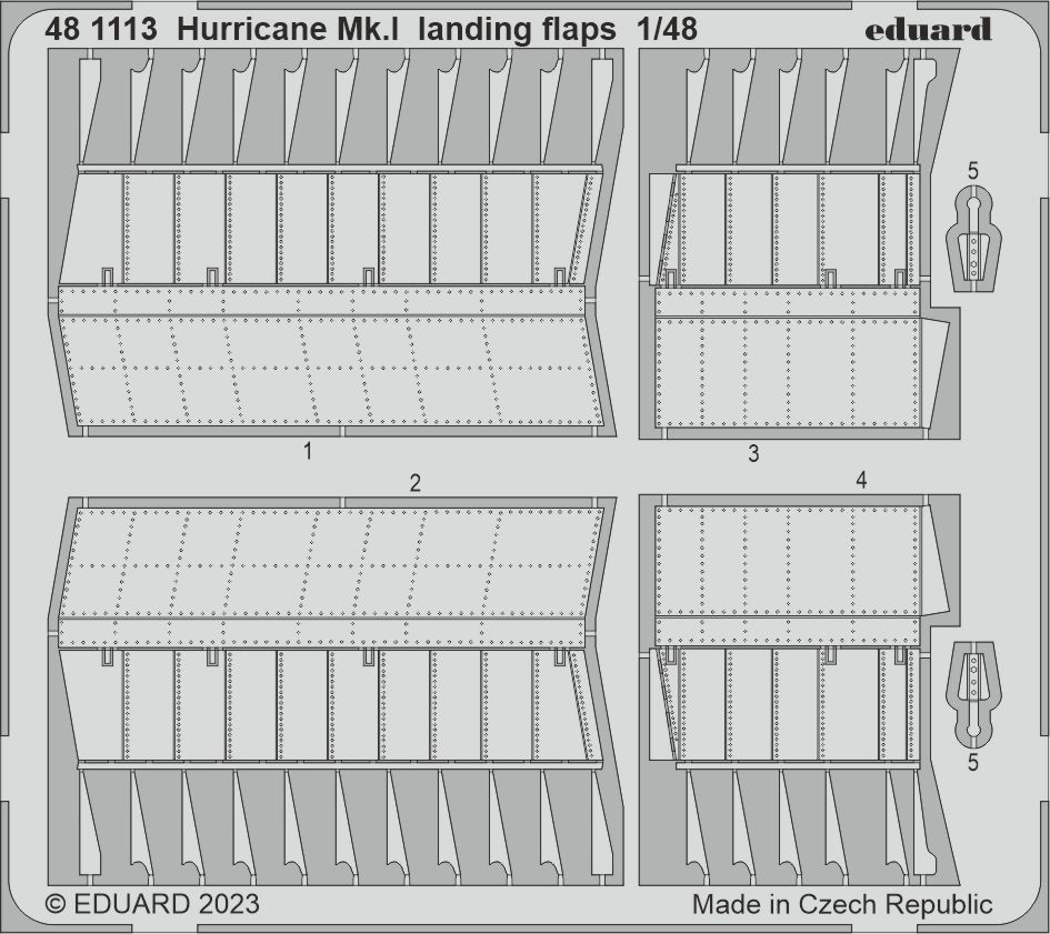 SET Hurricane Mk.I landing flaps (HOBBYB)