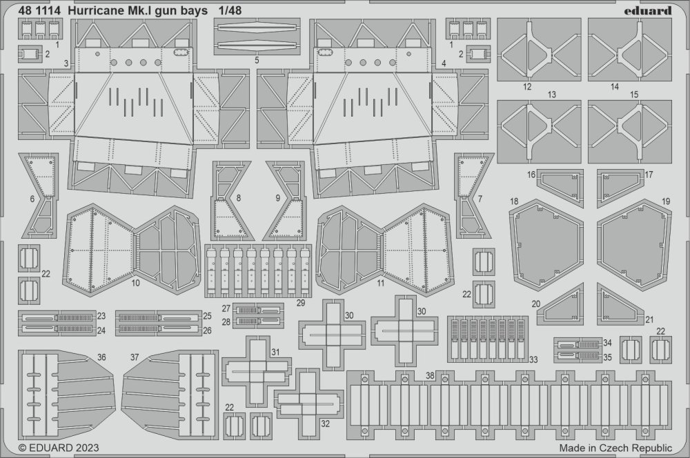 SET Hurricane Mk.I gun bays (HOBBYB)