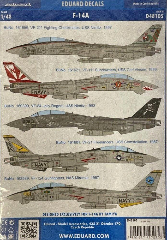 1/48 Decals F-14A (TAM)