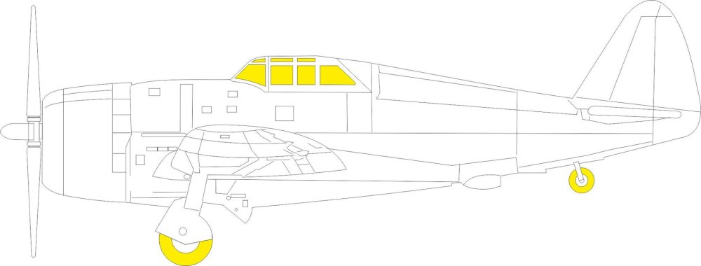 Mask 1/48 P-47D Razorback TFace (TAM)