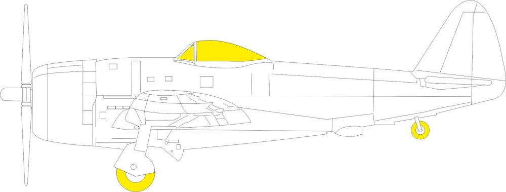 Mask 1/48 P-47D Bubbletop TFace (TAM)