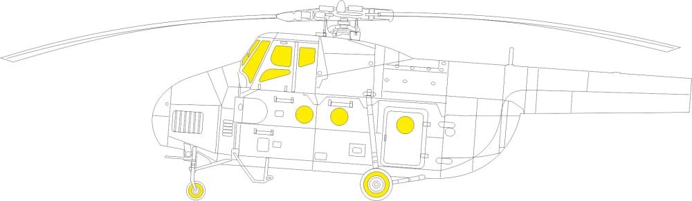 Mask 1/48 Mi-4A (TRUMP)
