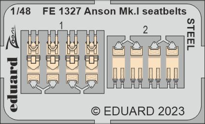 1/48 Anson Mk.I seatbelts STEEL (AIRF)
