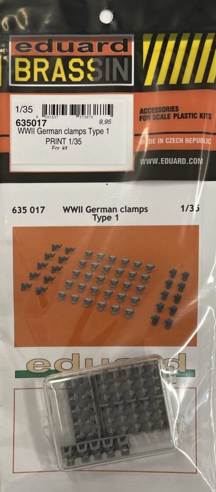 BRASSIN 1/35 WWII German clamps Type 1 PRINT