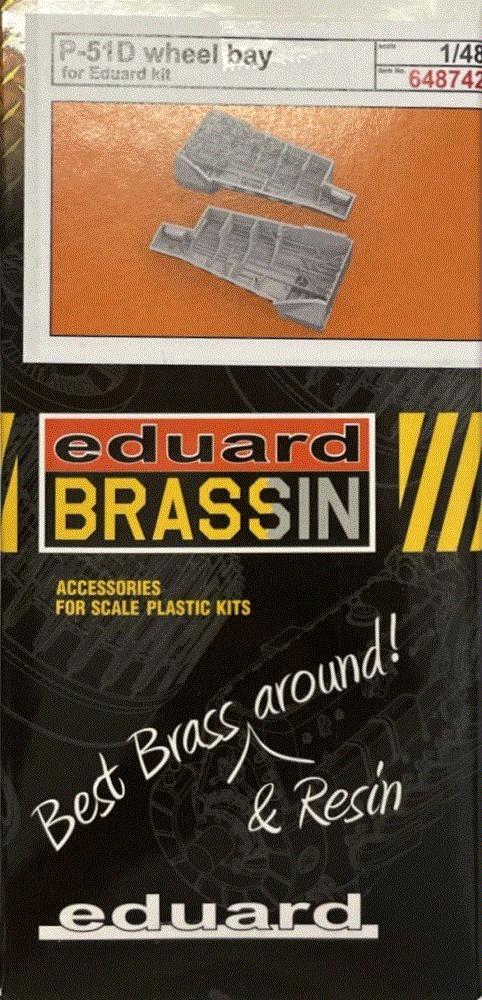 BRASSIN 1/48 P-51D wheel bay PRINT (EDU)