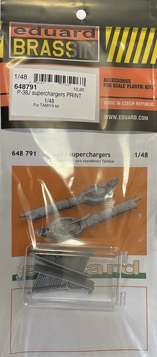 BRASSIN 1/48 P-38J superchargers PRINT (TAM)