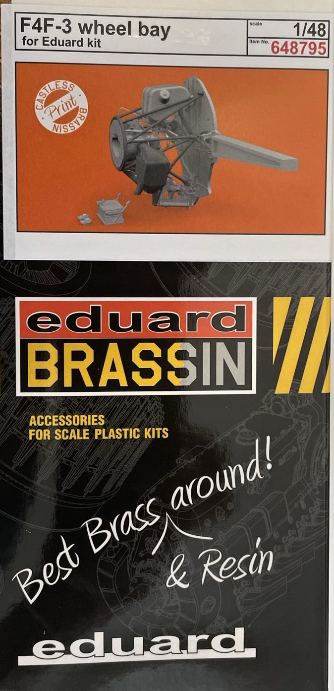 BRASSIN 1/48 F4F-3 wheel bay PRINT (EDU)