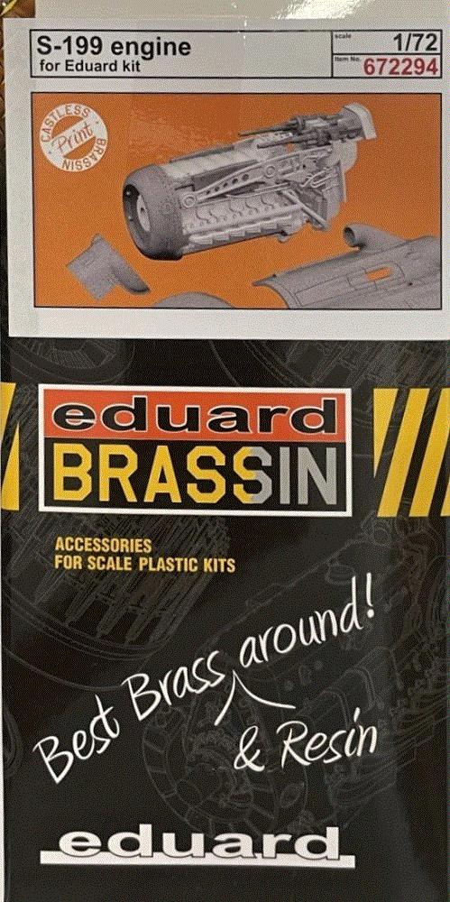 BRASSIN 1/72 S-199 engine PRINT (EDU)