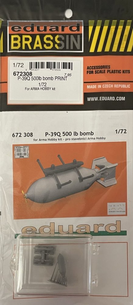 BRASSIN 1/72 P-39Q 500lb bomb PRINT (ARMA H.)