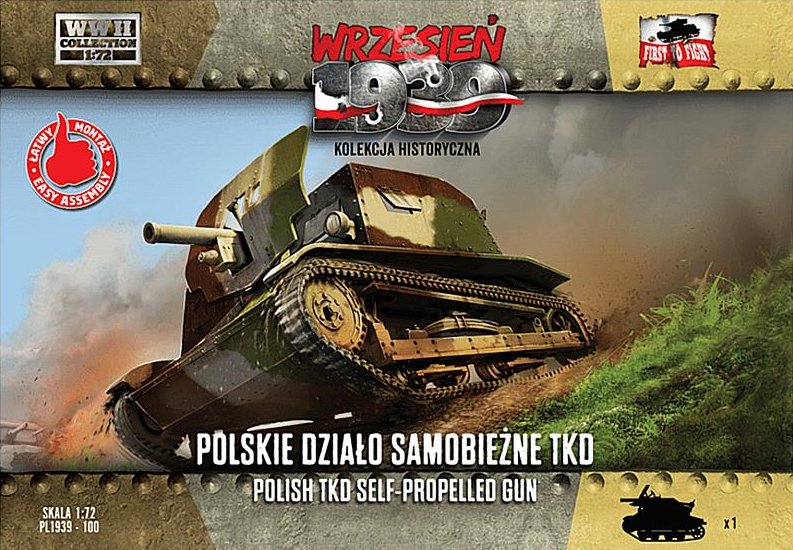 1/72 Polish TKD Self-Propelled Gun