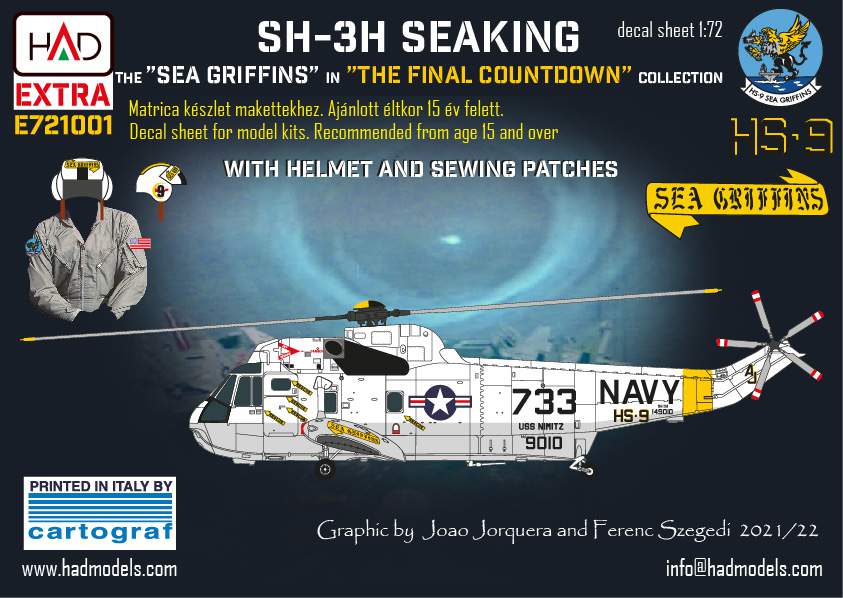 1/72 Decal SH-3H Seaking 'Final Countdown Movie'