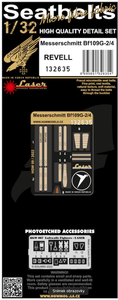 1/32 Seatbelts Bf 109G-2/4 (laser)