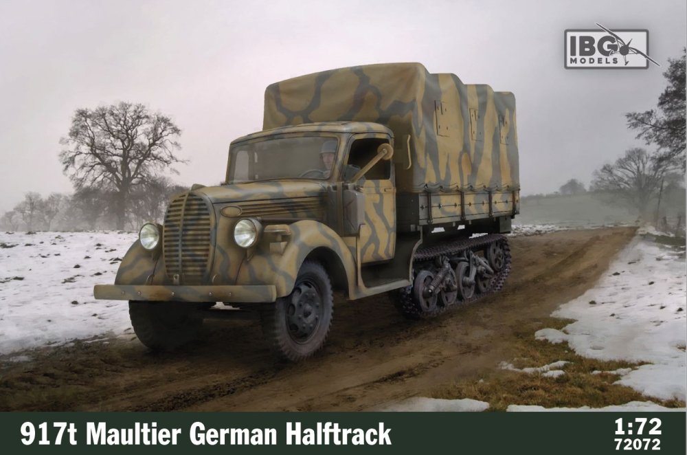 1/72 917t Maultier German Halftruck 