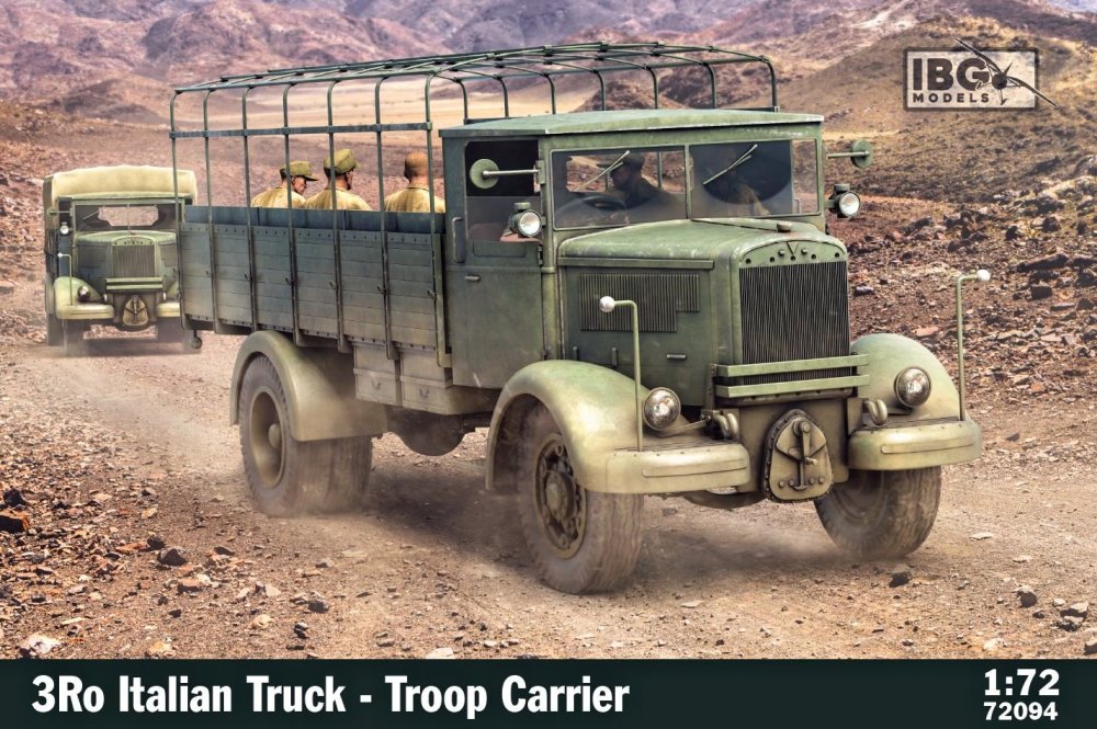 1/72 3Ro Italian Truck - Troop Carrier