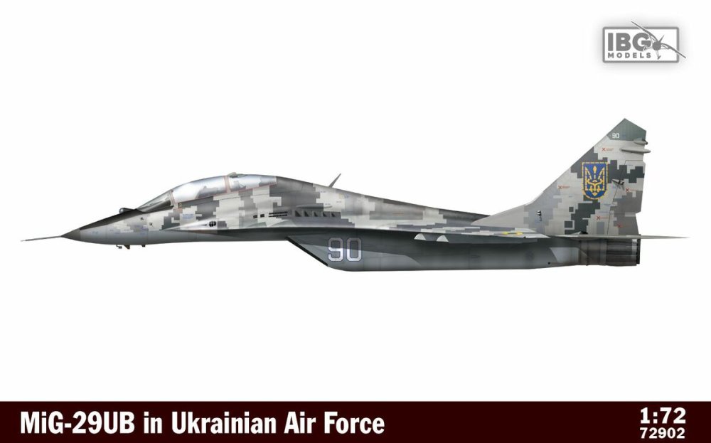 1/72 MiG-29UB in Ukrainian Air Force