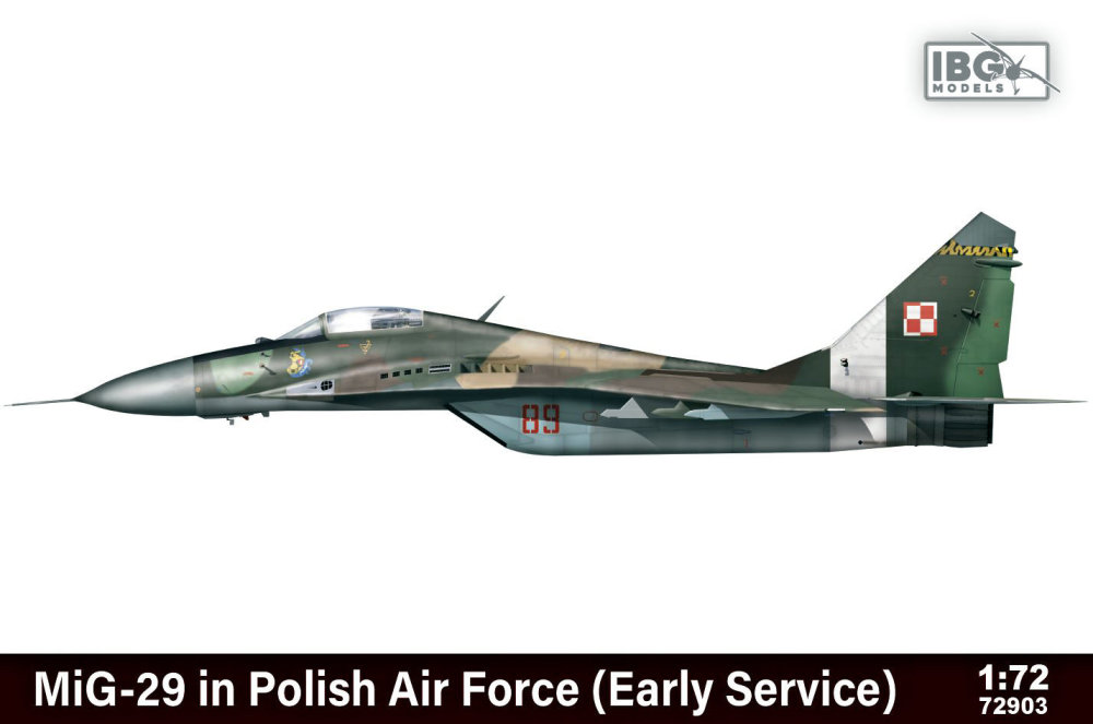1/72 MiG-29 Polish Air Force early (w/ 3D print)
