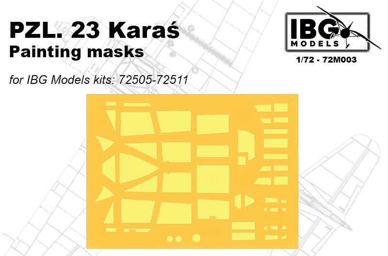 1/72 PZL 23 Karas Painting Mask set