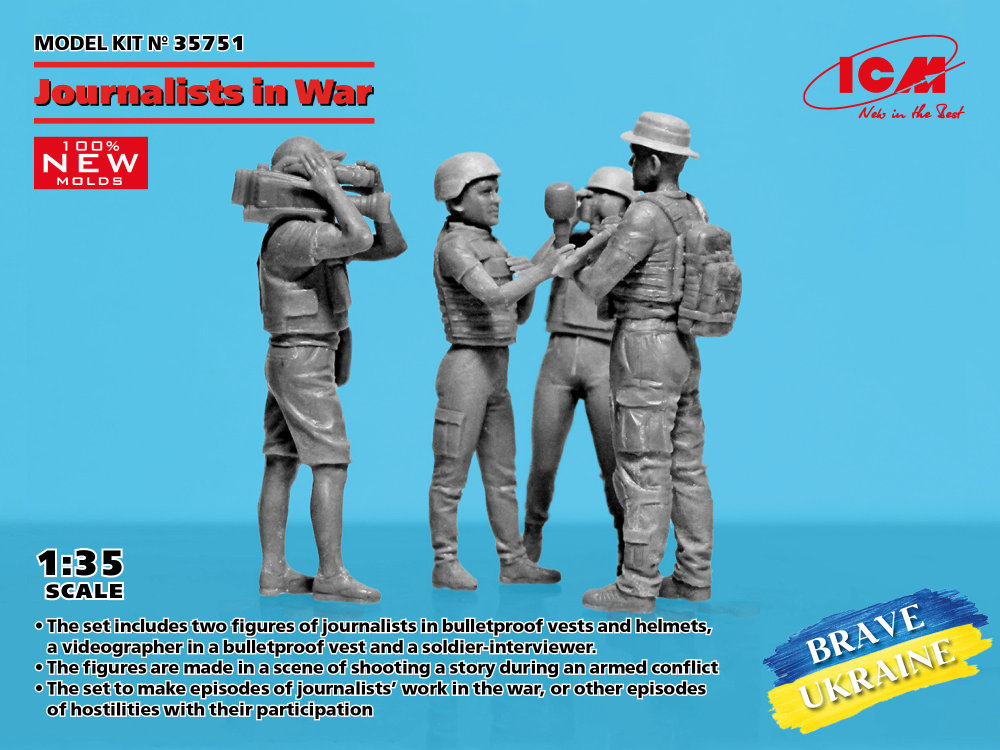 1/35 Journalists in War (4 fig.)