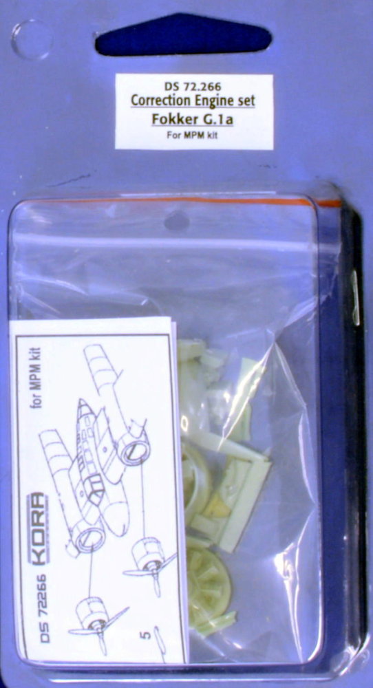 1/72 Fokker G.1a correction engine set (MPM)