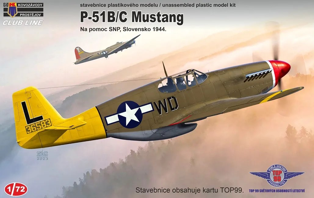 1/72 P-51B/C Mustang SNP 1944 CLUB LINE