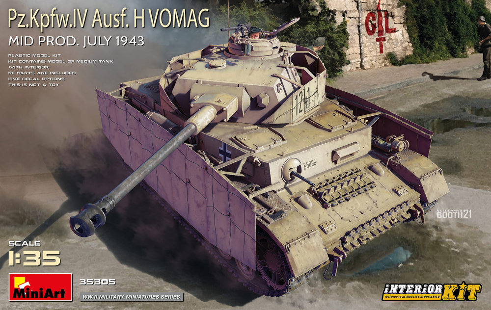 1/35 Pz.Kpfw.IV Ausf. H Vomag. Mid Prod. July 1943