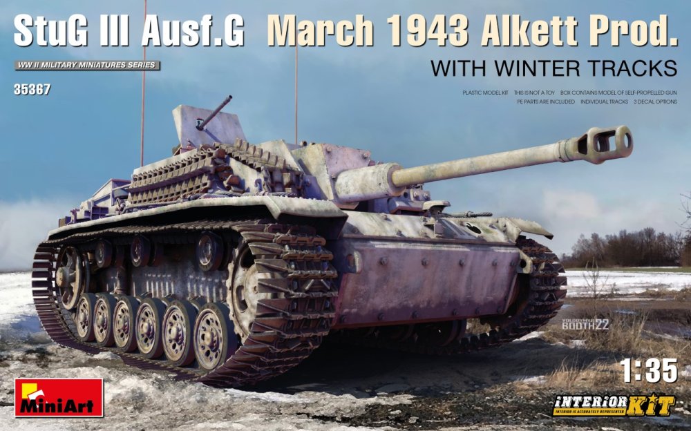 1/35 StuG III Ausf. G March 1943 w/ winter tracks