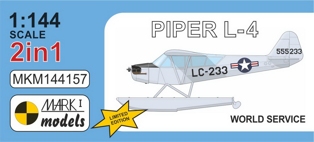 1/144 Piper L-4 'World Service' (2-in-1)