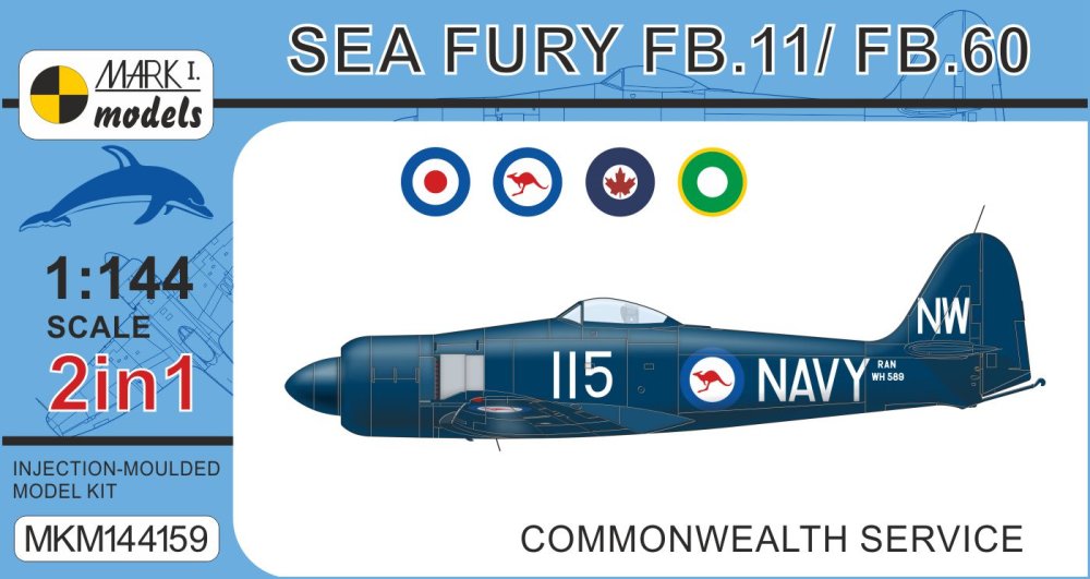 1/144 S.Fury FB.11/FB.60 Commonw.Service (2-in-1)