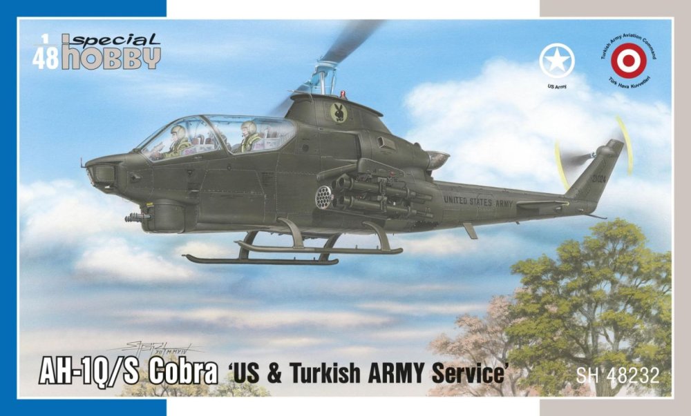 1/48 AH-1Q/S Cobra 'US&Turkish ARMY Service'
