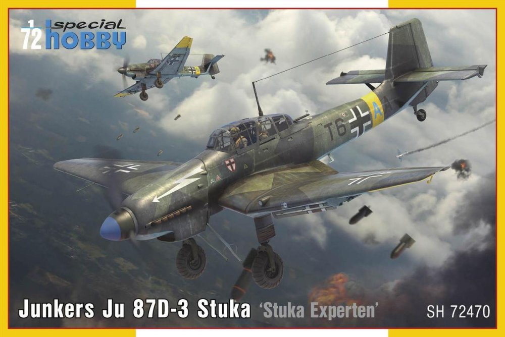 1/72 Ju 87D-3 Stuka 'Stuka Experten' (3x camo)