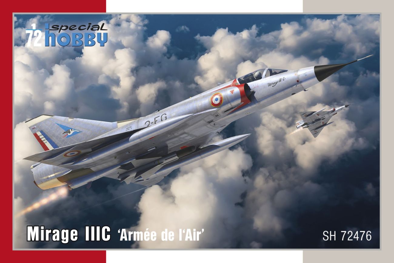 1/72 Mirage IIIC 'Armée de l'Air' (4x camo)