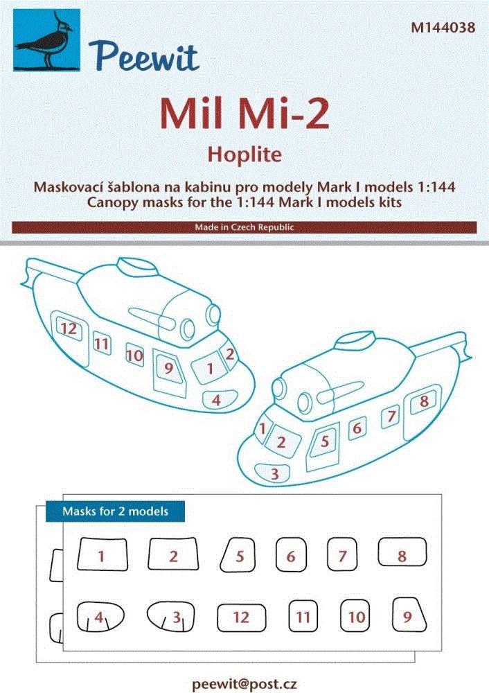 1/144 Canopy mask Mil Mi-2 Hoplite (MARK I)