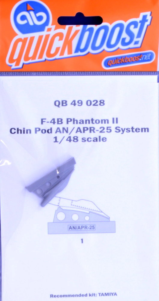 1/48 F-4B Phantom II chin pod AN/APR-25 system