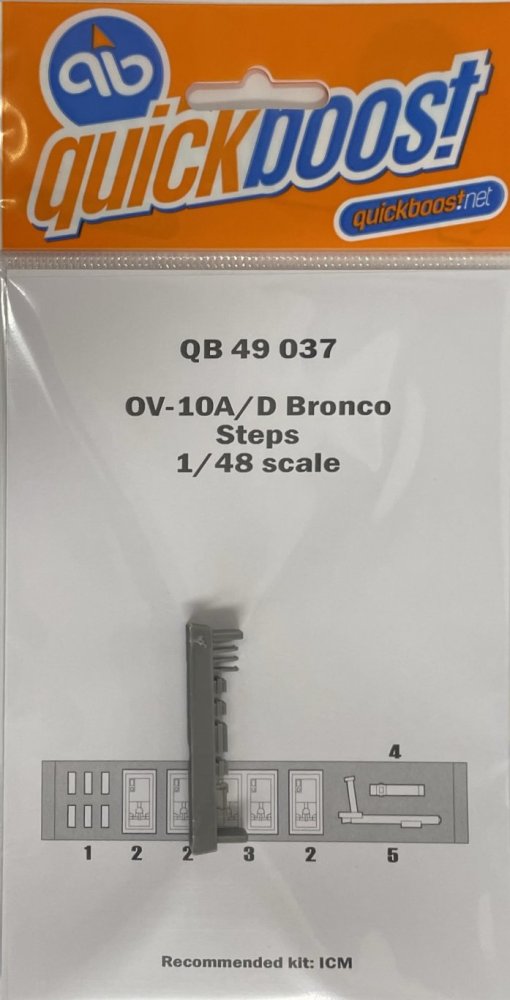 1/48 OV-10A/D Bronco steps (ICM)