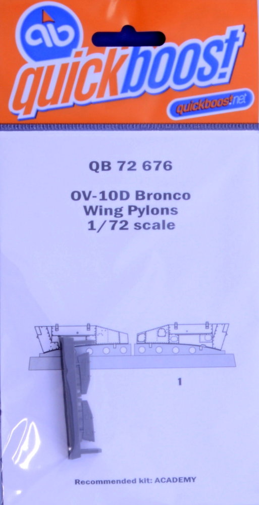 1/72 OV-10D Bronco wing pylons (ACAD)