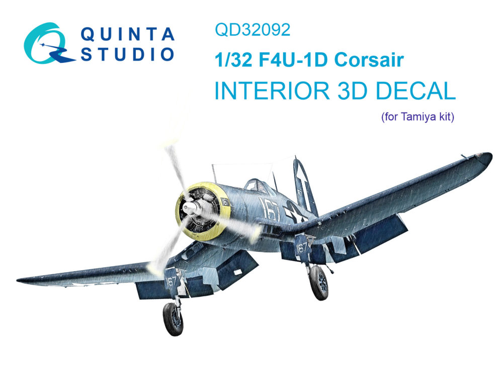 1/32 F4U-1D 3D-Printed & col.Interior (TAM)